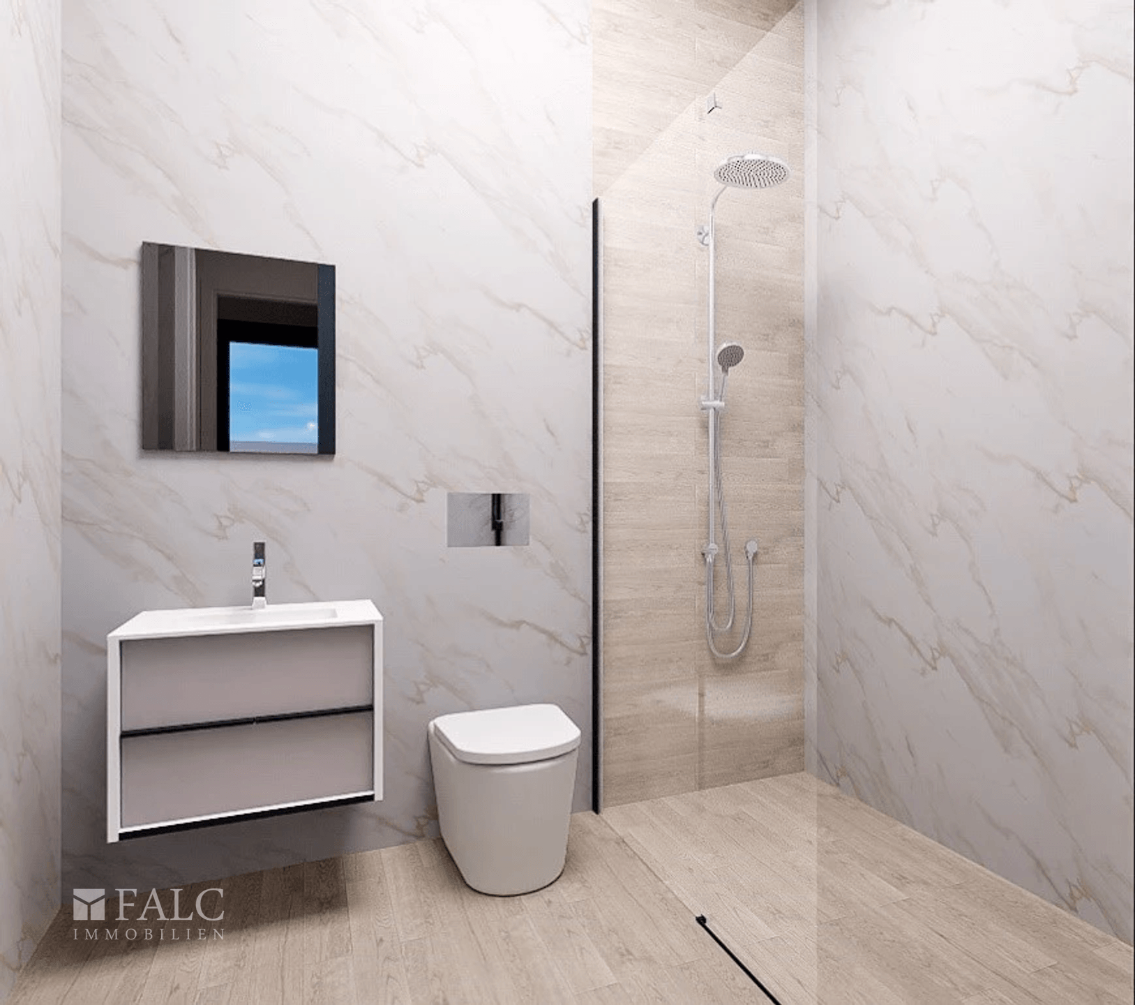 Bad mit Dusche